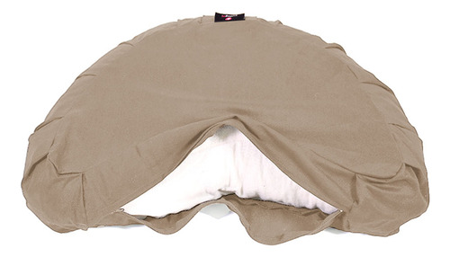 Cudegui Zafu O Cojín De Meditación Media Lunar Beige