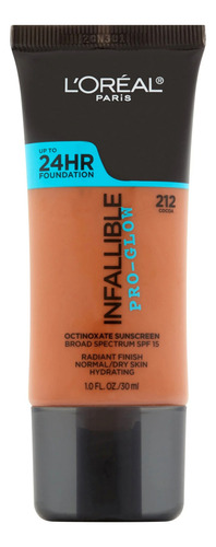 Base Maquillaje Infallible Pro Glow L'oreal 212 Cocoa