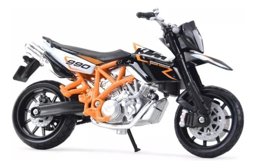 Motocicleta Ktm 990 Supermoto R Bburago Moto Escala 1:18 