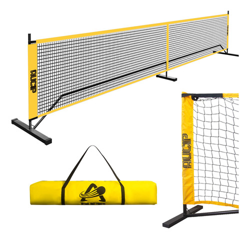 Aucip Red Portátil De Pickleball, 22 Ft Sistema De 8jwn5