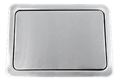 De Acero Inoxidable Flip Rectángulo Encimera Basura