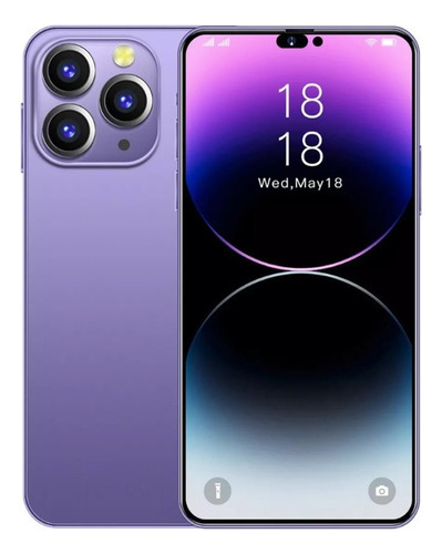 Celular Android I14 Pro Max De 6.1 En Púrpura