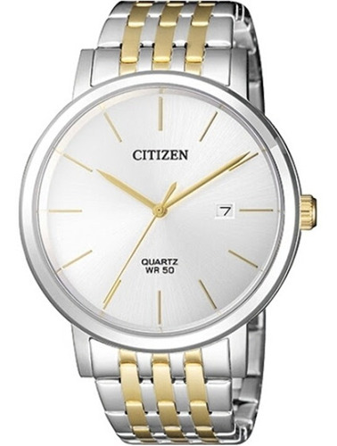 Reloj Citizen Grabado Personalizado Hombre Acero Fechador 