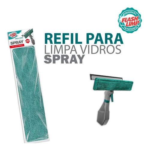 Reposição Para Mops Flash Limp Refil - Para Limpa Vidros Spray