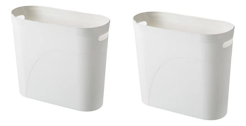 Hundred Familie Cubo Basura Para Baño Plastico Delgado 3 2