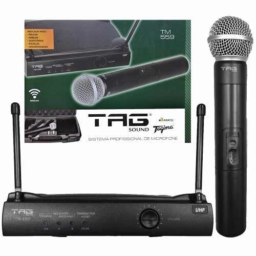 Microfone Tag Sound TM559 Dinâmico Cardioide