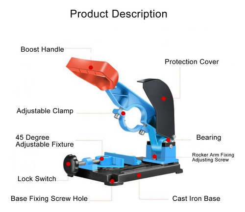 Soporte Para Amoladora Angular Ajustable Ftv