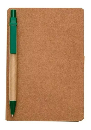 Kit 13 Unid Bloco De Anotações Ecológico Com Caneta
