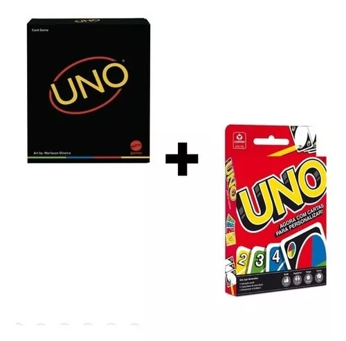 Jogo Uno Minimalista + Uno Tradicional - Originais