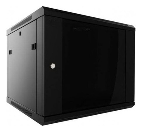 Rack Gabinete Mural 12u, 2 Bandejas, 600x400x650 Mas Iva