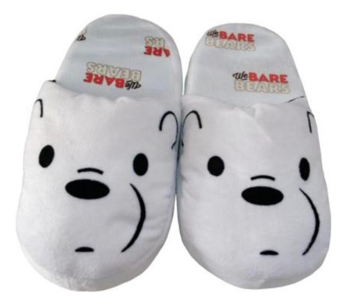 Pantufla Osos Escandalosos Polar Panda Pardo Unitalla 21-25m