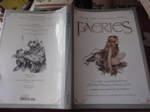 Faeries 25th Annibersary Brian Froud Alan Lee Tapa Dura Lujo