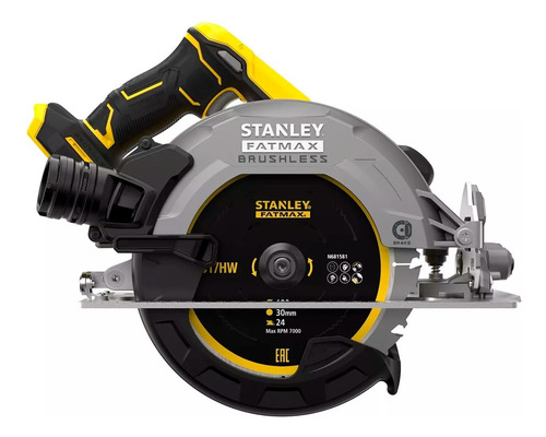 Sierra Circular 7-1/4 Inal. 20v Stanley Sbc550-b2 - Sin Bate