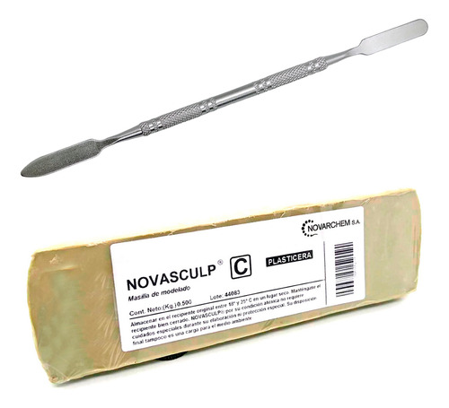 Plasticera Profesional Novasculp 500gr Novarchem Esteca 