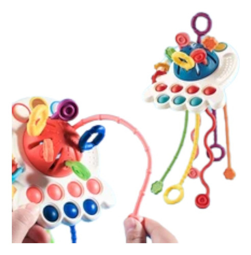 Brinquedo Montessori Sensorial Com Cordão De Mão De Treiname