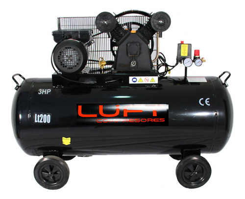 Compresor De Aire 200 Litros Motor 3hp 8 Bar