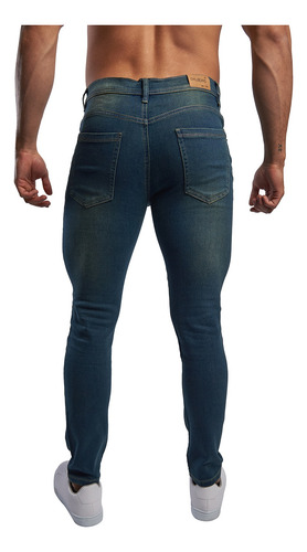 Pantalon De Mezclilla Para Hombre Jeans Stretch Chb Casual