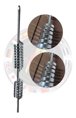 Antena De Espiral Para Camion Doble Bobina 1m-70cm