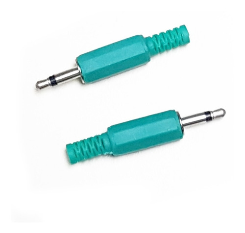 Conectores Plug 3,5mm Mono Verde 