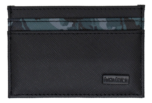 Tarjetero Kuxtal Franja Md Pineda Covalin México Camouflage Color Verde