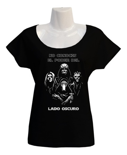 Polera Star Wars - Escotada - Dark Vader - Lado Oscuro