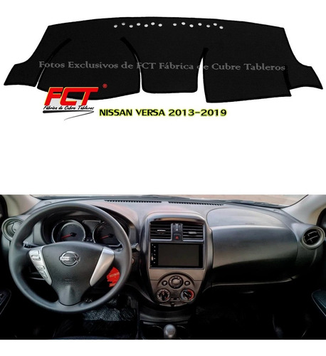 Cubre Tablero Nissan Versa 2012 2013 2016 2017 2018 2019 Fct