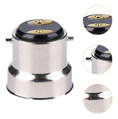 10x Convertidor De Bombilla B22 A E27, Portalámparas, Base