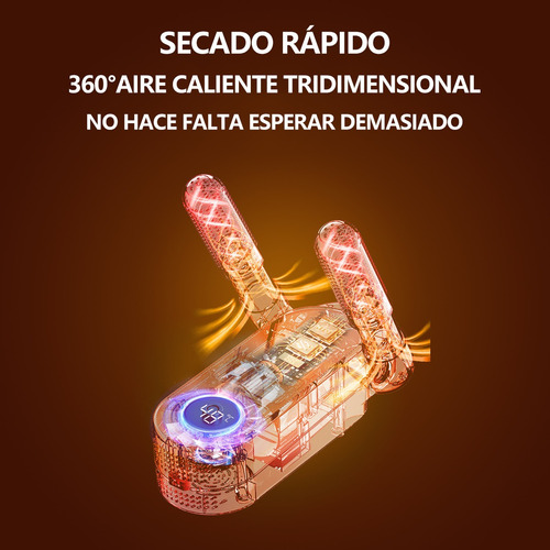 W Secador De Zapatos Desodorización Inteligente Quita Olores