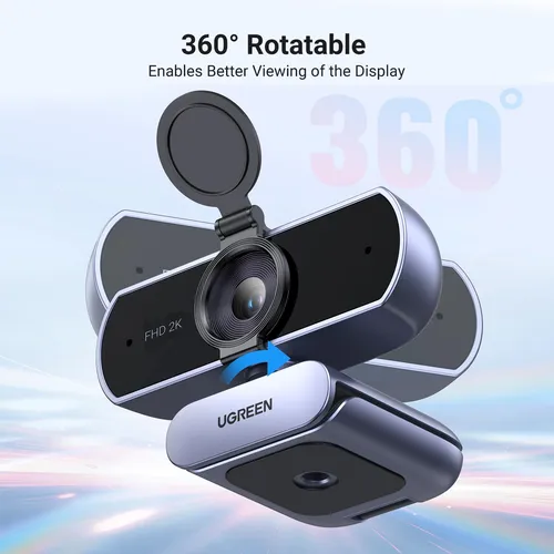 Cámara Web Ugreen 2k Full Hd 1080p Para Pc Con Enfoque Autom