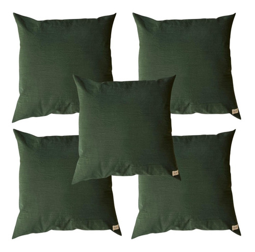 5 Almohadones Grandes Sillon 60x60 Decorativo Lavable Viena