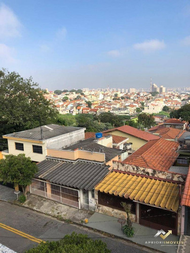 Cobertura À Venda, 100 M² Por R$ 320.000,00 - Vila Camilópolis - Santo André/sp - Co0551