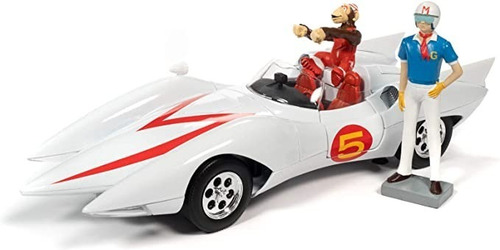 Auto World - Escala 1:18 - Speed Racer Mach 5 - C/chim-chim