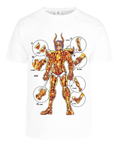 Playera Caballero Dorado Shura Capricornio Saint Seiya 