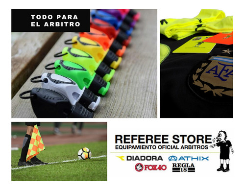 Juego Banderines Profesionales Arbitro Asistente -afa