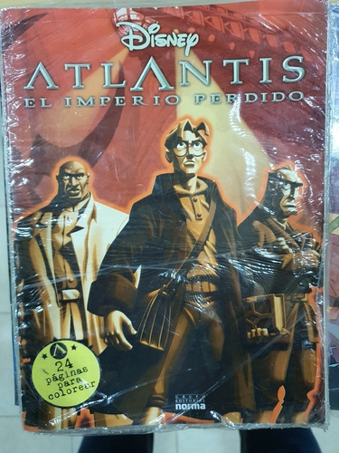 Libro:disney-atlantis-el Imperio Perdido-para Colorear