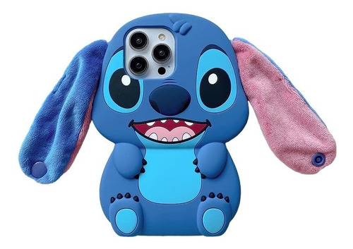 Funda Gruesa De Silicona Suave Stich Para iPhone 12 Pro