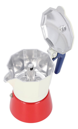 Cafetera De Aluminio Para Estufa, 3 Tazas, 150 Ml, Fácil De