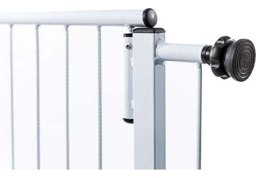 Portão Pet Grade Criança Clássico Plus Branco Pet 70cm