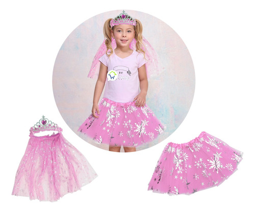 Disfraz De Hada Princesa Para Niña Tutu Halloween Of-700