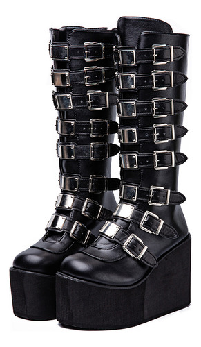 Botas Altas Hasta La Rodilla Autowinter De Tacones Altos Par
