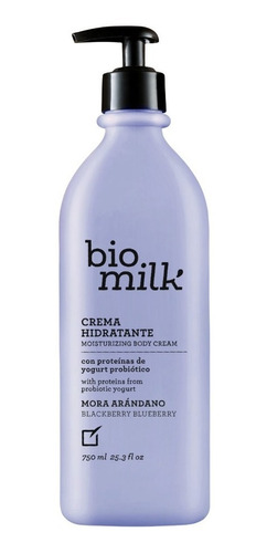 Crema Bio Milk Mora Arandano - mL a $40