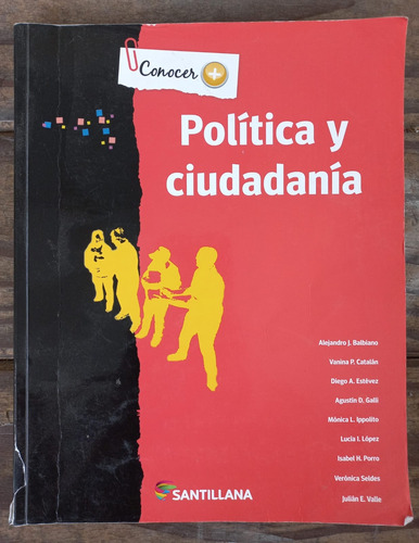 Política Y Ciudadanía - Serie Conocer + Santillana