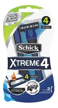 Comprar Rastrillos Desechables Schick Xtreme4 con 2 Máquinas