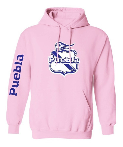 Sudadera Mod Liga Mx La Franja Del Puebla Pink