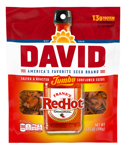 Semillas Girasol David C/ Salsa Picante Frank's Red Hot 106g