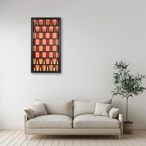 Juego De Mesa Gigante Montado En La Pared, Juego De Ajedrez