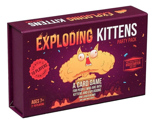 Et Juego De Cartas Exploding Kittens Asmodee Party Pack