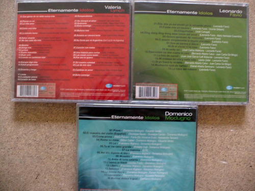 Colecciòn Cd:: Eternamente Idolos