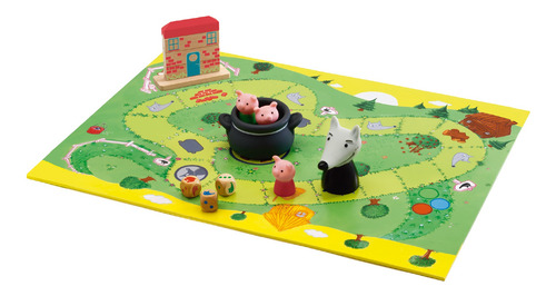 Woolfy Juego de mesa cooperación Djeco