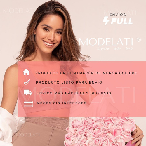 Imagen 6 de 6 de Faja Colombiana Posparto Baja Compresión Romanza 2023 Lipos